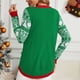 thumbnail image 4 of Suéter de Navidad para mujer, suéter feo con estampado de gato de dibujos animados, cuello redondo, Tops gruesos sueltos de punto, otoño e invierno, 2024, 4 of 4