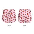 thumbnail image 6 of Goofa Hand Drawn Strawberry Printed Women 2 in 1 Running Shorts,Quick Dry Athletic Workout Shorts,High Waisted Athletic Shorts with Liner Pockets-XX-Large, 6 of 9
