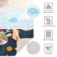 thumbnail image 4 of U-Shaped Toilet Mat Plush Bathroom Rug Mat Non Slip Bathroom Mats Cute Reindeer Pattern, 4 of 5