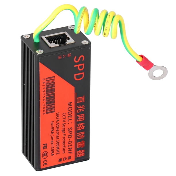 Protección contra sobretensiones CCTV Protector contra sobretensiones CCTV Pararrayos Ethernet Protector contra truenos de red Pararrayos CCTV Prevención de truenos de redThunder Preventer Ethernet Th