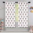 thumbnail image 5 of Blackout Kids Curtains,White Cow Head Dot Pattern Childrens Insulated Curtains Set Of 2,Bedroom Essentials,Toddler Room Decor 42x63in(106x160cm), 5 of 5
