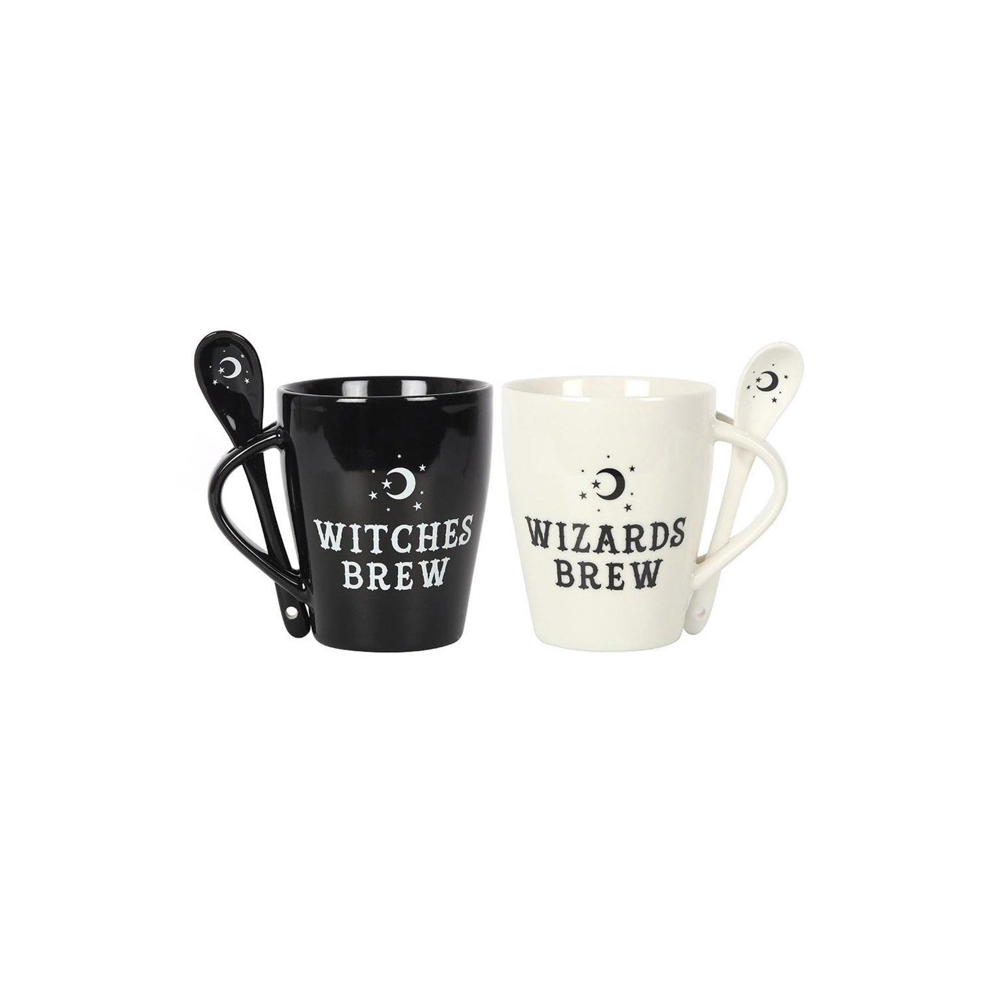 Pacific Giftware Witches And Wizard Mug & Spoon Set