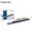 1878 PCS With Box, variant on 3D Creative Movie Titanic Boat Model Building Blocks Assembly Brick Toy Cruise Ship DIY Educational Toys for Christmas Gifts