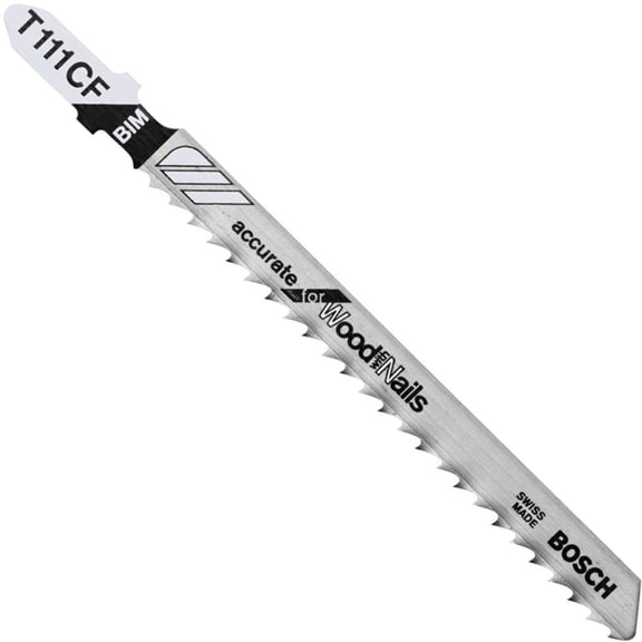 Bosch Power Tools 114-T111CF 4 Inch 8Tpi Bim Jig Saw Blade W-Bosch Sha