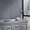 thumbnail image 5 of Extended Kitchen Faucet 360 Degree Rotatable Telescopic Ergonomic Design Double Handle Sink Faucet, 5 of 6