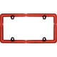 Réflecteur Rouge II Cadre de Plaque d'Immatriculation&44; Chrome avec Rouge – image 1 sur 1