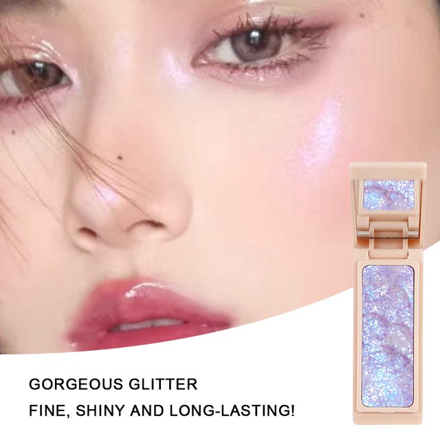 Sombra de Ojos Sywqhk de Diamante Nacarado 4 colores Textura de Puré Brillo Alto