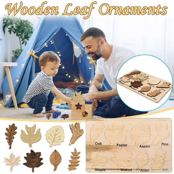 cpengpj Clearance Wooden Leaf Wall Decorative Art Handicraft Wall Decoration