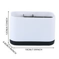thumbnail image 2 of Multifunctional Toothbrush Holder - Bathroom Organizer for Toothpaste, Comb, and Toiletries with Space-Saving Design, Easy Installation and Modern Style, Water-Resistant and Easy to Clean, 2 of 3