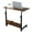 Industrial Brown, variant on NBBNHH Adjustable Height Rolling Computer Desk for Small Spaces, Mobile Laptop Work Table (Black/Industrial Brown)