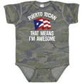 thumbnail image 3 of Inktastic Puerto Rican Awesome Boys or Girls Baby Bodysuit, 3 of 5