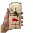 thumbnail image 2 of 3 Pack Large Wood Mouse Traps Rat Mice Killer Snap Trap Power Rodent Pest Trap, 2 of 3