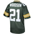 thumbnail image 3 of Men's Mitchell & Ness Charles Woodson Green Green Bay Packers 2010 Authentic Throwback Retired Player Jersey, 3 of 3