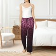 thumbnail image 4 of Bingfone Pyjamas à Paillettes Roses pour Femmes, Pantalon de Pyjama avec Poches-TG, 4 of 6