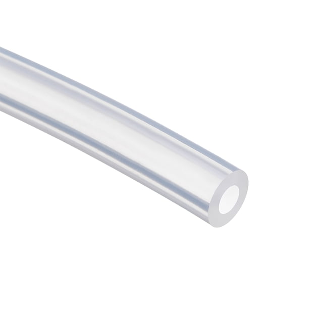 Tuberías de aire Uxcell para transferencia de agua para bomba de silicona clara 1 pieza 0.25''x0.45''x6.56ft