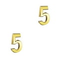 thumbnail image 2 of maskred Numéros de Maison pour Extérieur Style Simple Panneaux Numériques Accessoires de Marquage Numéro Exquis Accessoire Numéro 5 2 Pcs, 2 of 6