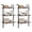 Rustic Brown and Black, variant on Costway 1 PCS Industrial Wall Mounted Shelves, Wooden Floating Shelving Unit,Rustic Brown Rustic Brown and Black
