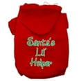 thumbnail image 3 of Christmas Pet Dog  Cat Hoodie Screen Printed, "Santa's Lil Helper", 3 of 11