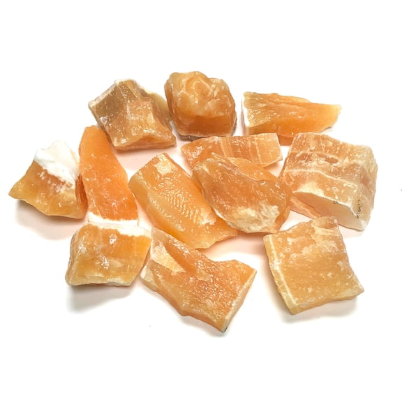 Zentron Crystal Collection: 1/2 Pound Orange Calcite