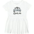 thumbnail image 3 of Inktastic My Mema Loves Me Girls Girls Baby Dress, 3 of 5
