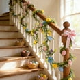 thumbnail image 2 of JLFNYA Easter Garland, Easter Garland for Mantle, 70.87" Easter Artificial Vines, Easter Eggs Vines Decorations, Spring Branches and Leaves Floral Decor, Easter Spring Decorations for the Home, 2 of 6