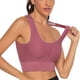 thumbnail image 2 of Sujetador deportivo para mujer, sin costuras, a prueba de golpes, sujetadores de Yoga de malla, sujetador de entrenamiento acolchado extraíble, camisetas sin mangas cortas atléticas de moda, 2 of 8