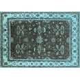 thumbnail image 1 of Ahgly Company Indoor Rectangle Oriental Light Blue Traditional Area Rugs, 3' x 5', 1 of 4