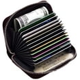 thumbnail image 4 of Tuydeen Credit Card Case Leather Mini Credit Card Wallet (Black), 4 of 4