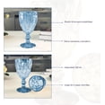 thumbnail image 4 of Juego de 6 Copas de Vidrio de Vidrio 240 ml, Azul, 4 of 5