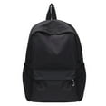 thumbnail image 2 of Tnobhg Waterproof Nylon Backpack Large Capacity Solid Color Ultra-light Casual School Bag for Students Travelers, 2 of 8