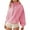 Pink, variant on Women’s Half Zip Hoodies Casual Long Sleeve Front Pocket Sweatshirts Pullover Tops Fall Outfit