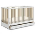 thumbnail image 3 of Graco Teddi 5-in-1 Convertible Baby Crib with Drawer, White with Driftwood, 3 of 9