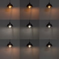 thumbnail image 5 of FSLiving Smart Group Control J-Type Track Lighting Pendant Restaurant Retractable Lift Retro E26 Socket Cupola Shade Stepless Dimming Color Changing Ceiling Lmap for Kitchen Island - 1 Light, 5 of 11
