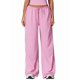 thumbnail image 1 of Pantalones Deportivos Casuales Holgados de Pierna para Mujer, Rectos, de Tiro Bajo, con Bolsillos con Cordón Elástico Rosa L, 1 of 8