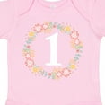 thumbnail image 4 of Inktastic 1st Birthday Rose Flower Wreath Girls Girls Baby Bodysuit, 4 of 5