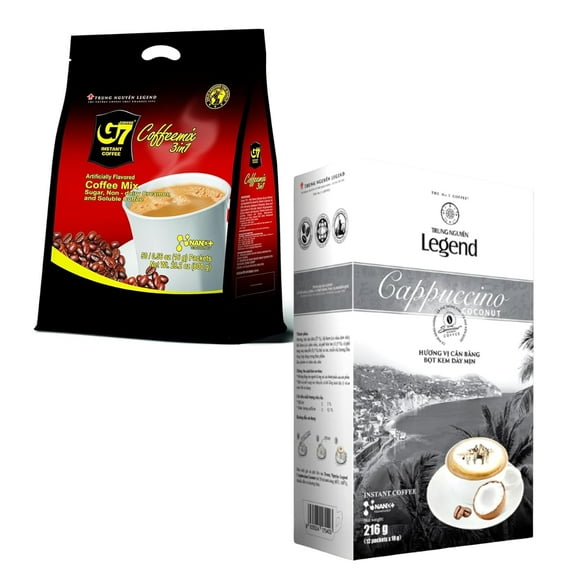 Bundle of 3 in 1 and Cappucino Coconut Instant Coffee