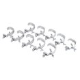 thumbnail image 1 of Stage Lighting Clamp, Stable Stage Light Clamps Hook 10PCS Multifunctional Cast Aluminum Easy Installation  for Performances, 1 of 7