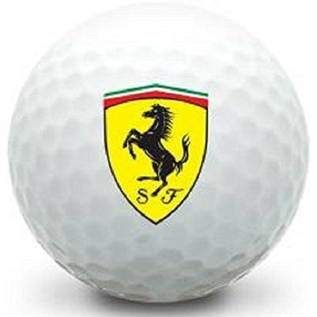 - 1 Dozen (Ferrari Logo) Titleist Pro V1 Golf Balls #1 Ball in Golf