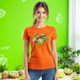 thumbnail image 3 of Playera Blusa De KIWI – Estilo Tropical que Te Llena de Vida Ropa Para Mujer Color Anaranjado Talla Chica Marca Emil SaEs, 3 of 4