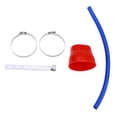 thumbnail image 3 of Universal 3inch Car Air Intake Pipe Modification Kit Aluminum Alloy 76mm Intake Duct Pipe Blue, 3 of 7
