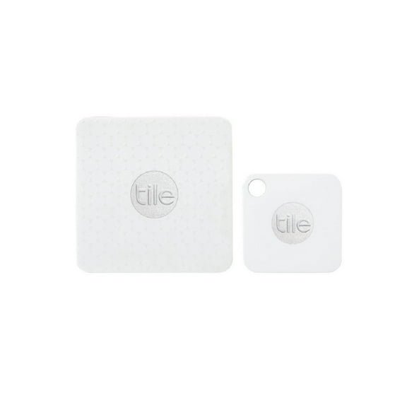 Tile Mate and Slim Smart Tag Bundle, White, 4 Total Count