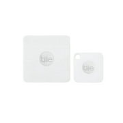 Tile Mate   Tile Slim Combo - Key Finder, Phone Finder, Anything Finder - 4 Pack (2 Tile Mate   2 Tile Slim), White