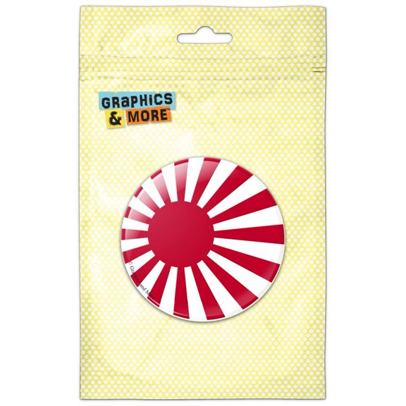 Japan Sun Rising National Country Flag Pinback Button Pin Badge