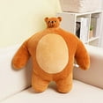 Fat Bear Doll Muscle Plush Huge Body Small Head Teddy Bear Plushier
