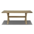 thumbnail image 4 of Grain Wood Furniture Cascais 72" Rectangular Table with Trestle Base in Blonde Oak Top and Base, 4 of 5