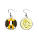 thumbnail image 1 of Egipto emblema nacional país Pendiente Sol Flor Pendiente Joyas Moda Unbranded M, 1 of 3