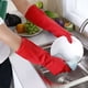 thumbnail image 2 of Guantes de látex para cocina, lavavajillas, hogar, extendidos, de goma, de goma, impermeables, para limpieza del hogar, plástico, limpieza de plástico, 2 of 4