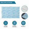 thumbnail image 6 of Blue Spring Floral Placemats Set of 12, Farmhouse Flowers Elegant Pastoral Placemats for Dining Table, Place Mats for Kitchen Tabletop, Waterproof Wipeable Dining Table Mats Set, 6 of 9