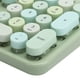 thumbnail image 5 of Juego de Mouse con Teclado Inalámbrico, Teclado Ergonómico Retro Vintage de 100 Teclas Y Combinación icina en el Hogar(Verde) Teclado inalámbrico Juego Spptty No, 5 of 7