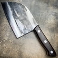 thumbnail image 4 of Butcher Knife Handmade Forged Kitchen Chef Knives Carbon Steel Butcher Cleaver, 4 of 6